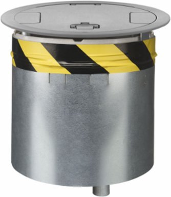 10 Inch Fire-Rated Poke-Through Kit, Includes (2) Receptacles