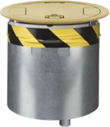 10 Inch Fire-Rated Recessed Poke-Through Kit, 2 Pre-Wired Outlets