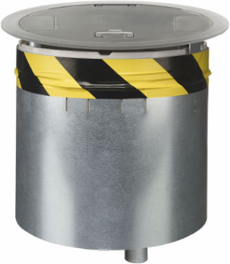 10 Inch Fire-Rated Recessed Poke-Through Kit with (2) Duplex Outlets