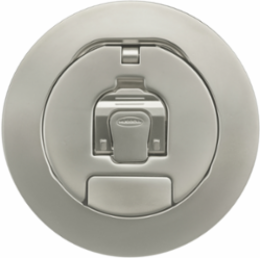4 Inch Recessed Cover Assembly, Satin Nickel Plated, ADA Compliant