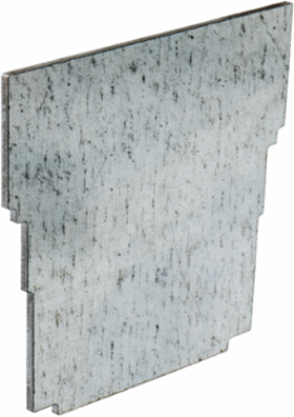 Fire Rated 4 Inch Recessed Poke Through Replacement Divider, Steel