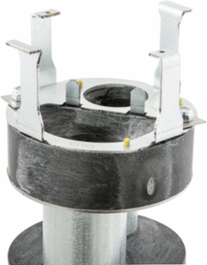 Furniture Feed 4 Inch Fire-Rated Poke-Through with Junction Box
