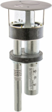 Furniture Feed 4 Inch Fire Rated Poke-Through, (1) 3/4" & (1) 1½" Hubs