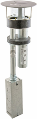4 Inch Fire Rated Furniture Feed Poke-Through with (1) 3/4" & (1) 1½" Hubs