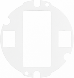4 Inch Sub Plate with (1) StyleLine® Decorator Opening, (2) Keystone Jack Openings