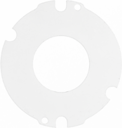 4 Inch Recessed Sub Plate with 1.60 Inch Opening, Steel Construction