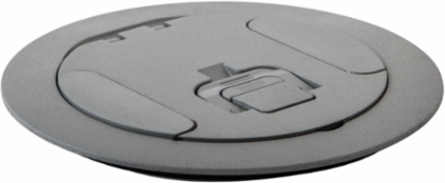 6 Inch Recessed Fire Rated Cover Assembly, Gray Powder Coat