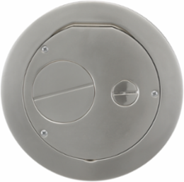 6 Inch Furniture Feed Cover, Nickel Plated, Aluminum, ADA Compliant