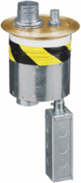 6 Inch Fire Rated Through Floor Fitting with Brass Cover, Standard Sized