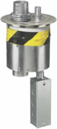 6 Inch Fire-Rated Poke-Through Fitting with Nickel Cover