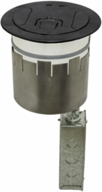 6 Inch Fire Rated Poke-Through Kit with (2) 20A Receptacles