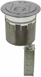 6 Inch Fire-Rated Recessed Poke-Through Kit with (2) 20A Receptacles
