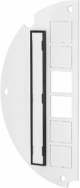 6 Inch Recessed Sub Plate, Steel Construction, 2 Jack Openings, Fire Rated