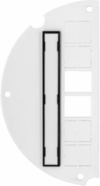 6 Inch Recessed Sub Plate, Steel Construction, 2 Jack Openings, Fire Rated