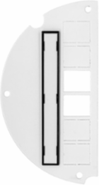 6 Inch Recessed Sub Plate, Steel Construction, 2 Jack Openings, Fire Rated
