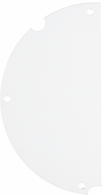 Recessed 6 Inch Fire-Rated Sub Plate, 50% Left Side, Steel Construction