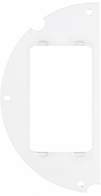 Recessed 6 Inch Sub Plate with (3) iSTATION Openings, Steel Construction