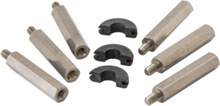 6 Inch Recessed Fire-Rated Poke-Through Extension Kit, Steel Construction