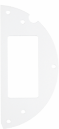 6 Inch Recessed Sub Plate, Fire-Rated with (1) Decorator Opening