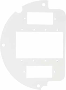 6 Inch Recessed Sub Plate, Fire-Rated, (2) Extron® AAP, (4) Extron® MAAP Openings
