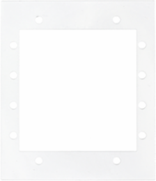 8 Inch Recessed Sub Plate, 2-Gang, (4) Extron AAP Openings, Steel