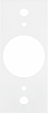 8 Inch Recessed Sub Plate, Single Gang, (1) 1.60" Opening, Steel Construction