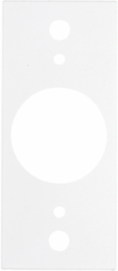 8 Inch Recessed Sub Plate for Fire-Rated Poke-Through, (1) 1.40" Opening