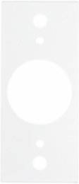 8 Inch Recessed Sub Plate for Fire-Rated Poke-Through, (1) 1.40" Opening