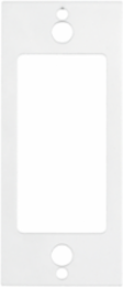 8 Inch Fire-Rated Recessed Sub Plate, White Steel, (1) Decorator Opening
