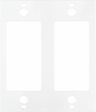 8 Inch Recessed Fire-Rated Poke-Through Sub Plate, 2-Gang Style Line Decorator Openings