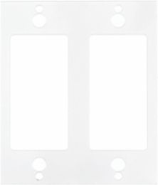 8 Inch Recessed Fire-Rated Poke-Through Sub Plate, 2-Gang Style Line Decorator Openings
