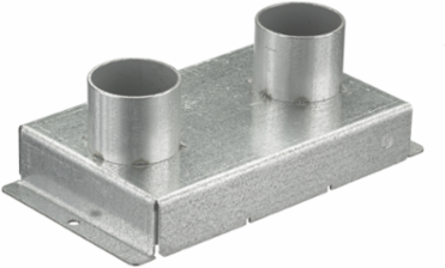 Recessed 8 Inch Replacement Fitting Box (2) 1-1/4 Inch EMT