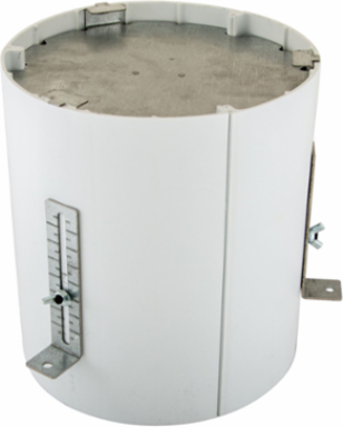 8" Recessed Fire-Rated Poke-Through Tube with Mounting Hardware