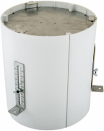 8" Recessed Fire-Rated Poke-Through Tube with Mounting Hardware