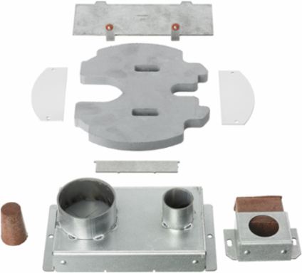 Fire-Rated 8 Inch Poke-Through Kit, Up to 2 Hour Fire Rating