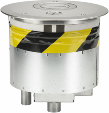 SystemOne Recessed 8 Inch Fire-Rated Furniture Feed Fitting