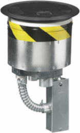 8 Inch Fire Rated Poke-Through Kit with (2) 20A Receptacles and Junction Box