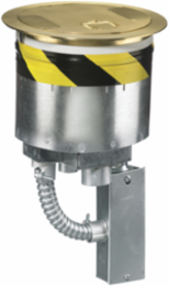 8 Inch Fire-Rated Poke-Through Kit with (2) 20A Receptacles, Standard Size
