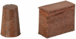 Fire-Rated 8 Inch Poke-Through Intumescent Replacement Plugs