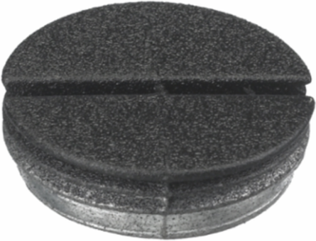 SystemOne 3/4 Inch Replacement Furniture Feed Plug, Black