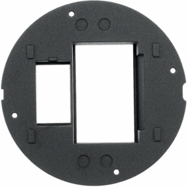 SystemOne Sub-Plate, 4 Inch, 1-Unit & 3-Unit iSTATION, Black