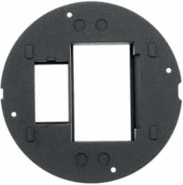 SystemOne Sub-Plate, 4 Inch, 1-Unit & 3-Unit iSTATION, Black