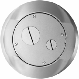 Carpet Furniture Feed Cover/Flange 8 Inch x 8 Inch x 2.41 Inch, Cast Aluminum