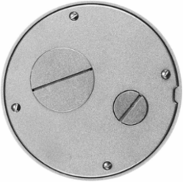 SystemOne Tile Furniture Feed Cover, Cast Aluminum, 4.9 Inch Width, ADA Compliant