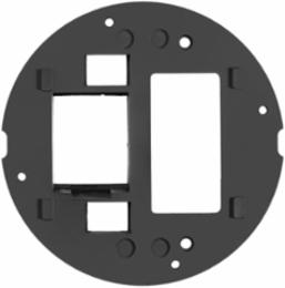 SystemOne Sub-Plate 5.36 Inch x 5.36 Inch Cast Aluminum, Black Finish