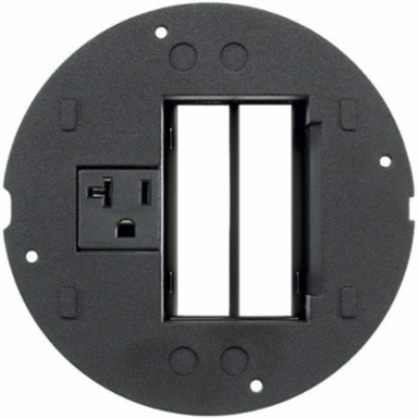 SystemOne Sub-Plate with Recessed Bezel for (6) TracJack Modules, 20A