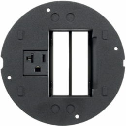 SystemOne Sub-Plate with Recessed Bezel for (6) TracJack Modules, 20A