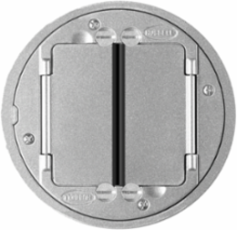 SystemOne Universal Cover Tile Flange Assembly, 4 Inch Diameter, Cast Aluminum
