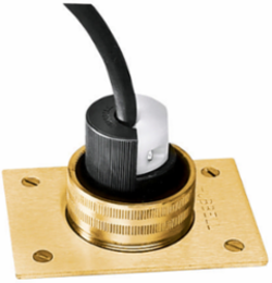 Brass Protective Collar for Floor Boxes, 2-1/8 Inch Thread Size
