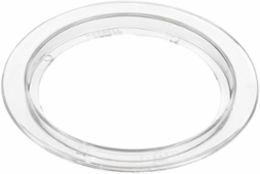 Round Clear Polycarbonate Floor Box with 5.25 Inch Diameter Carpet Flange